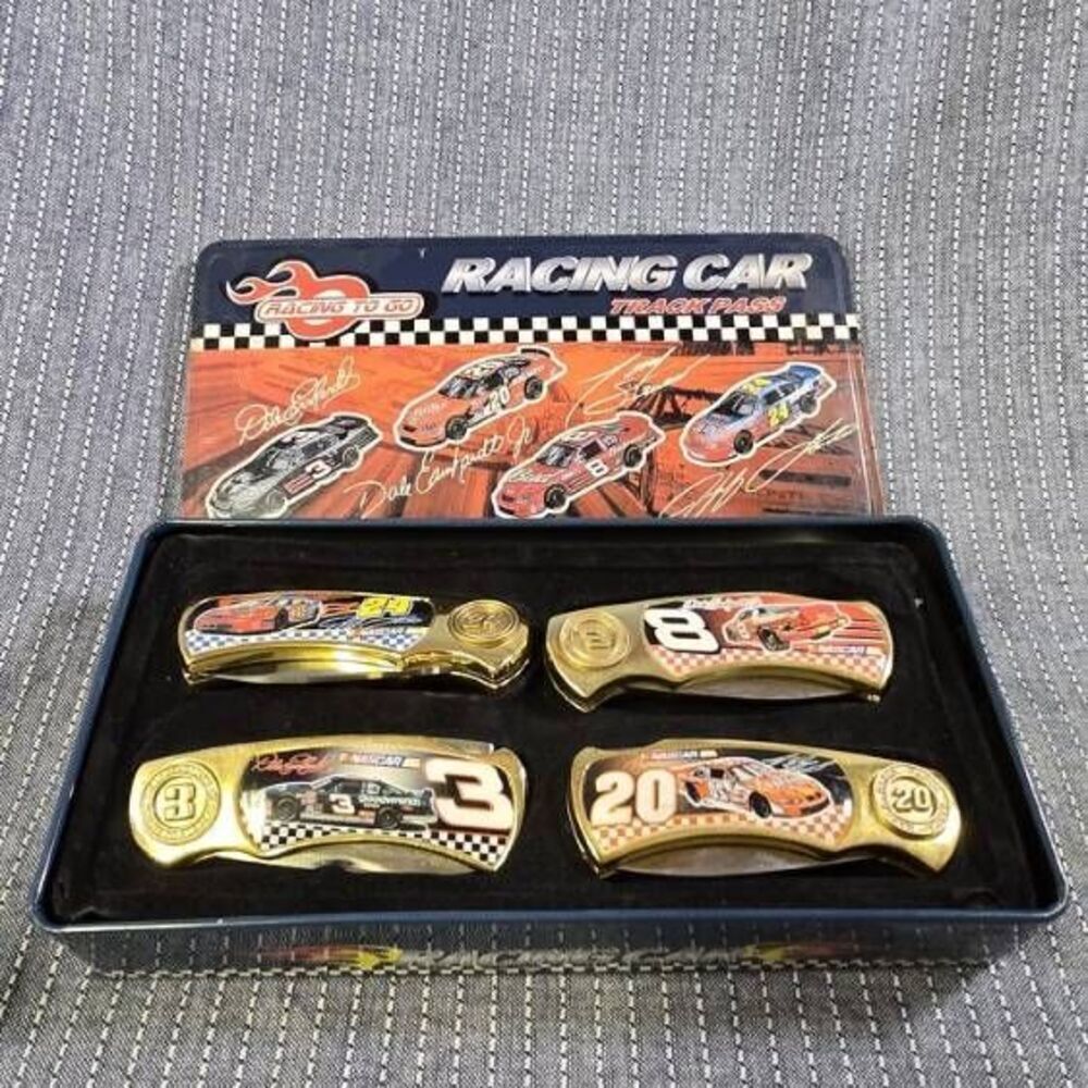 NASCAR Collector's Set of Four Folding Pocket Knives